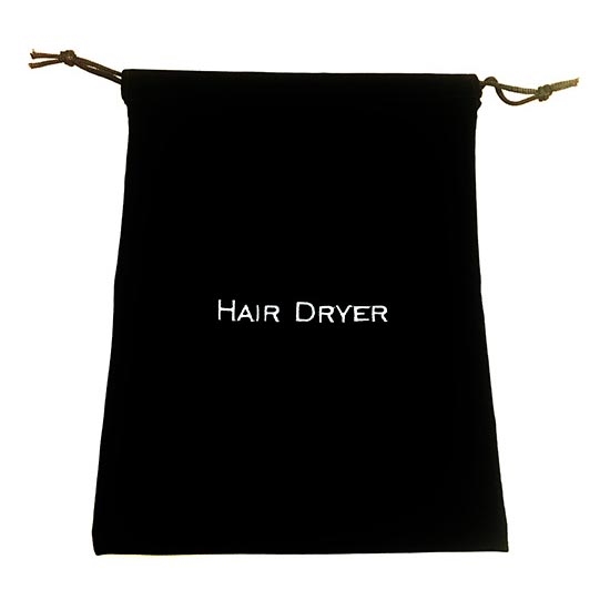 Capa para secador de cabelo - preta
