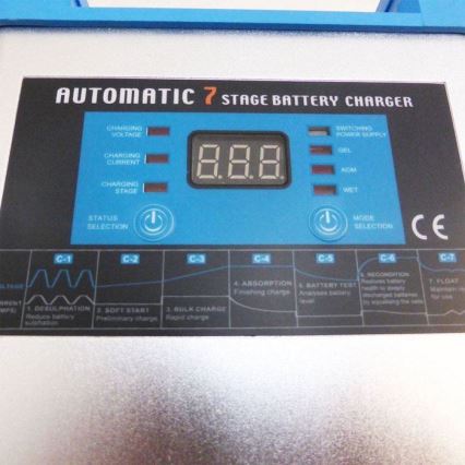 Carregador automático de bateria de chumbo ácido 12/230V