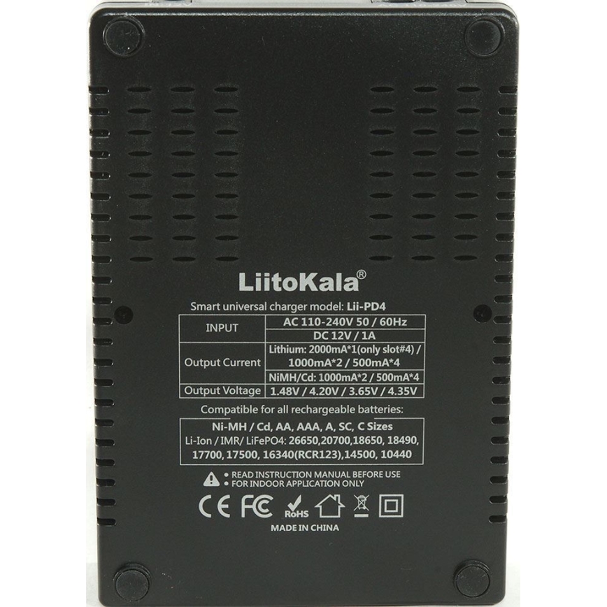 Carregador de bateria A/AA/AAA/18650/20700/21700/26650/22650