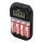 Carregador de pilhas com visor LCD 4xAA/AAA 5V