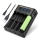 Carregador de pilhas com visor LCD para 1-4x Li-Ion/Ni-MH
