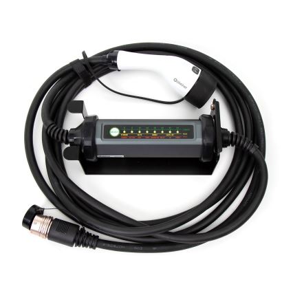 Carregador portátil para carros elétricos com 4 adaptadores Tipo 2 32A/480V 22kW 5m IP67