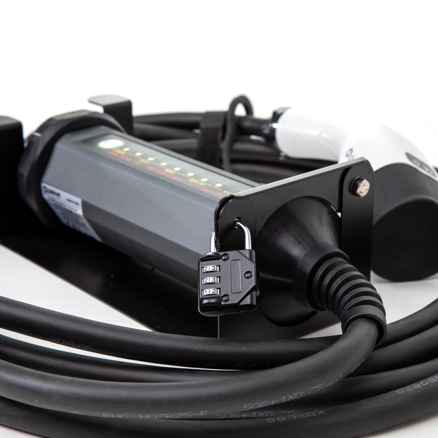 Carregador portátil para carros elétricos com 4 adaptadores Tipo 2 32A/480V 22kW 5m IP67