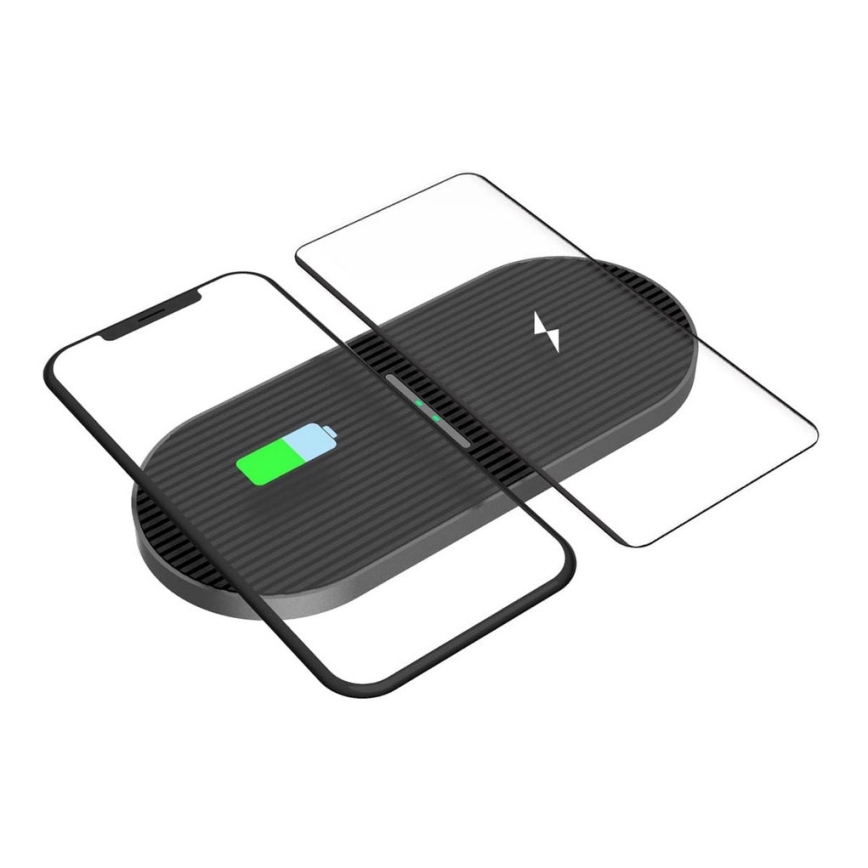 Carregador sem fios 2x10W USB-C