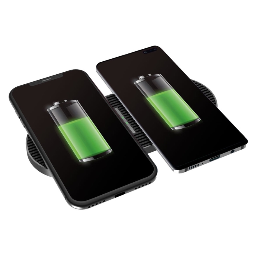 Carregador sem fios 2x10W USB-C