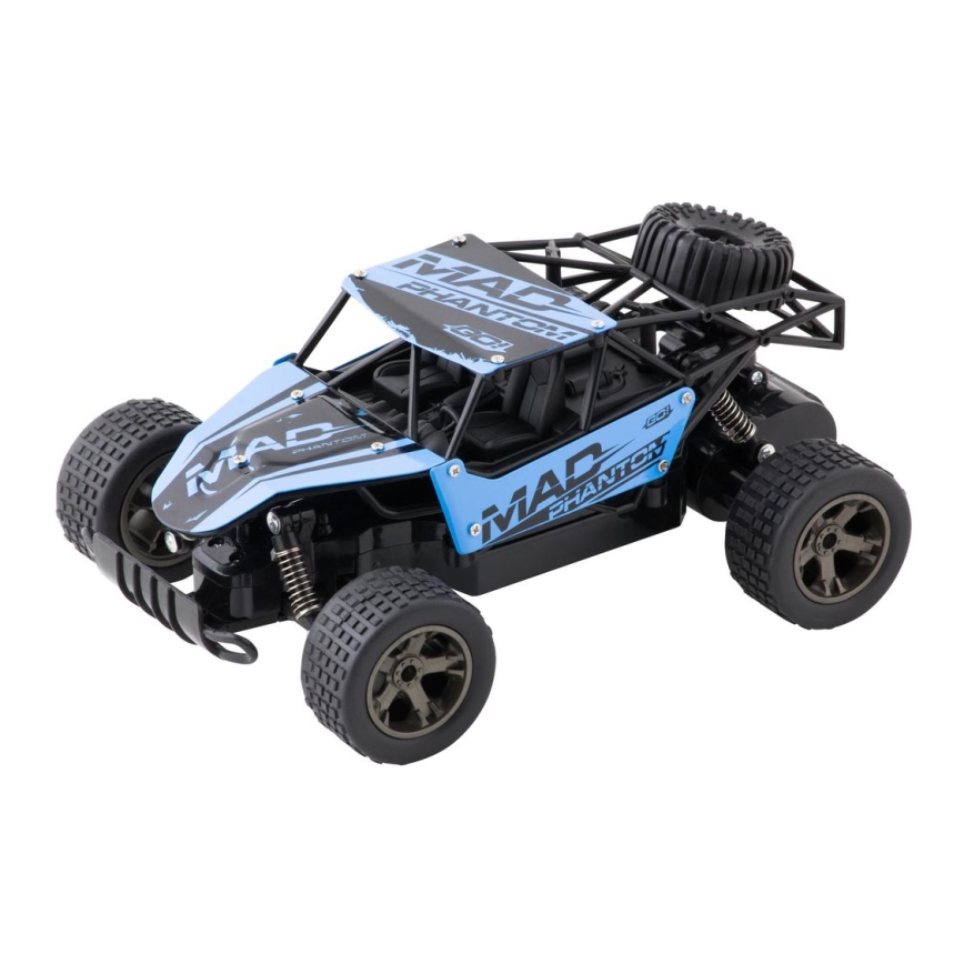 Carro Bulan com comando 4xAA + 2xAA preto/azul