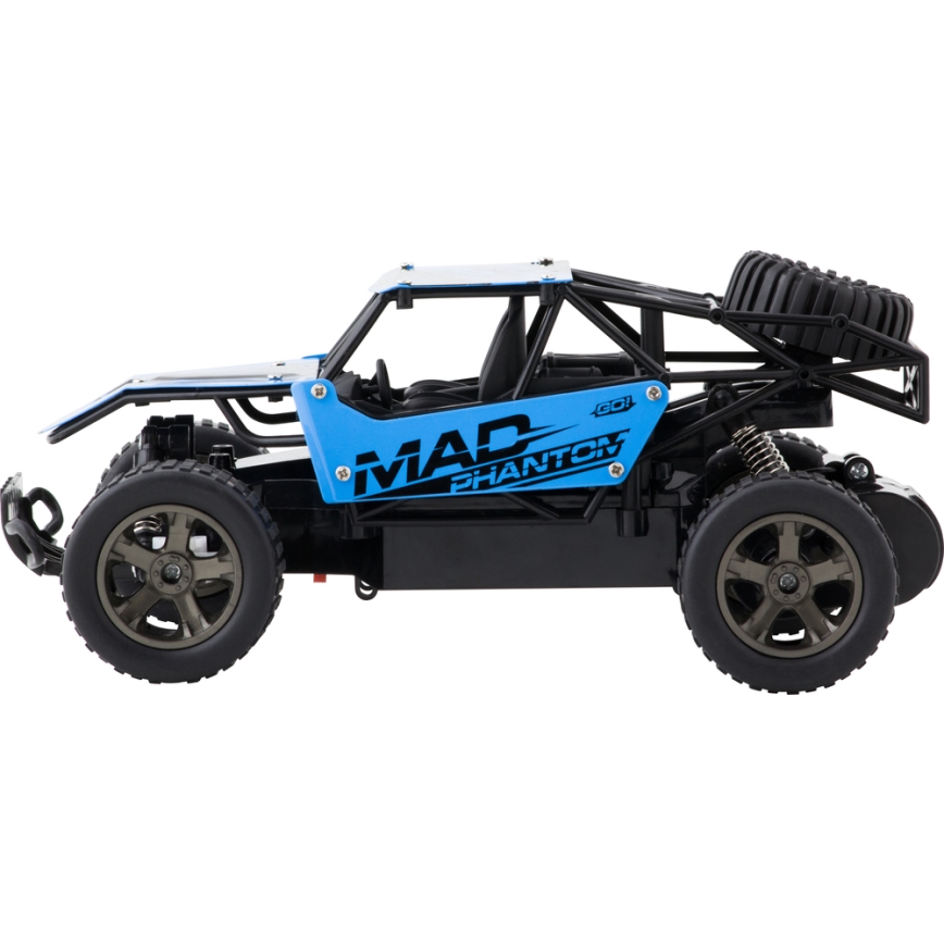 Carro Bulan com comando 4xAA + 2xAA preto/azul