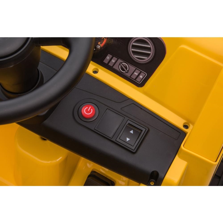 Carro elétrico Carregador CAT 60W/4500 mAh amarelo/preto