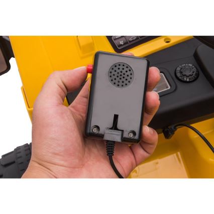 Carro elétrico Carregador CAT 60W/4500 mAh amarelo/preto
