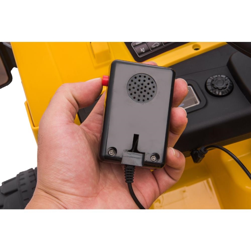 Carro elétrico Carregador CAT 60W/4500 mAh amarelo/preto