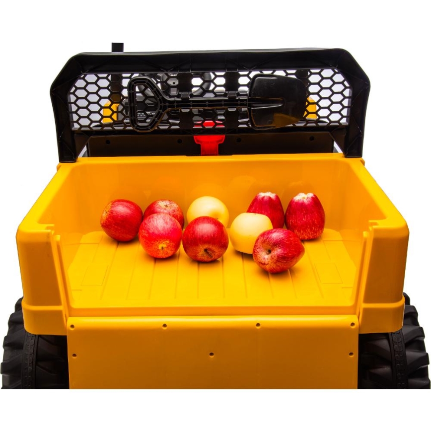 Carro elétrico CAT 60W/7500 mAh amarelo/preto + comando
