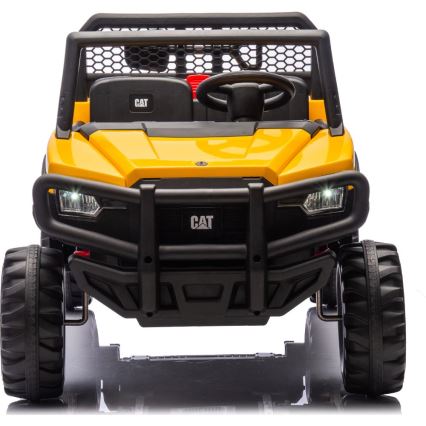 Carro elétrico CAT 60W/7500 mAh amarelo/preto + comando