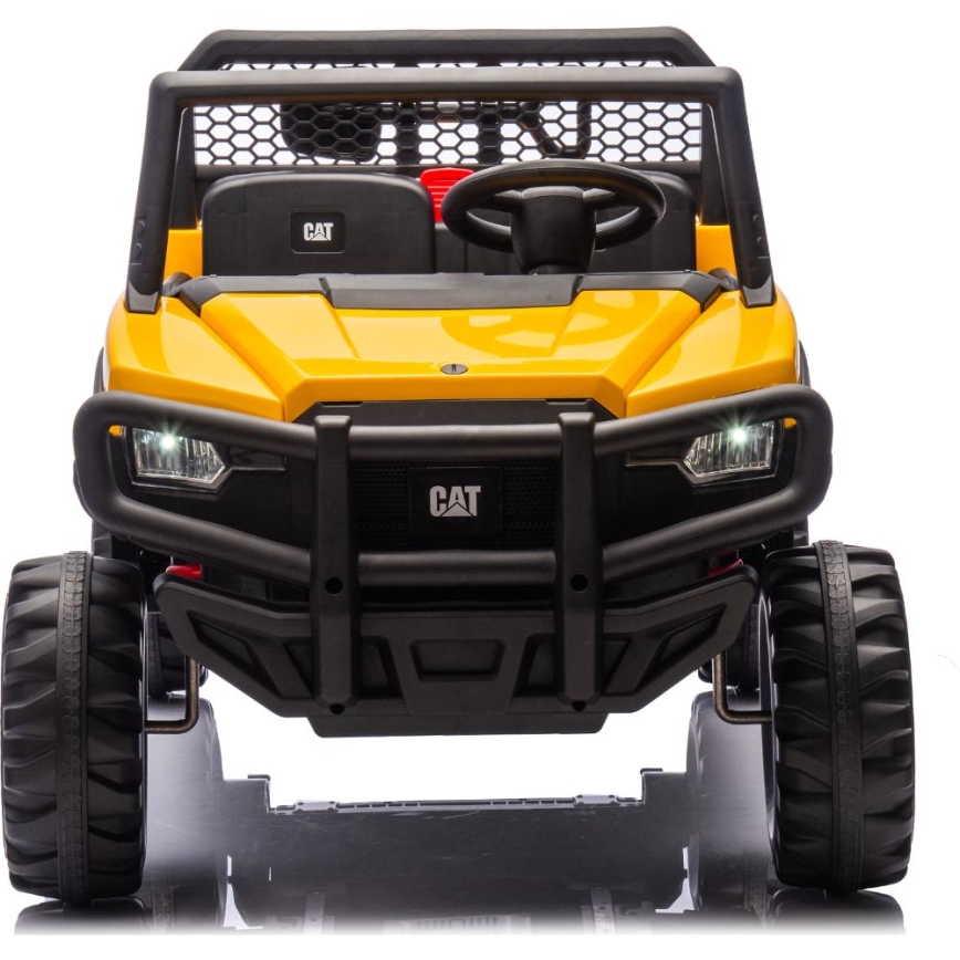 Carro elétrico CAT 60W/7500 mAh amarelo/preto + comando