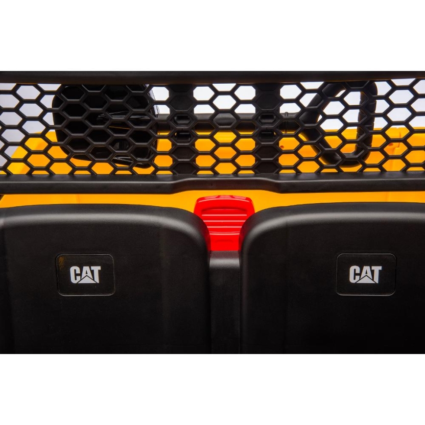 Carro elétrico CAT 60W/7500 mAh amarelo/preto + comando