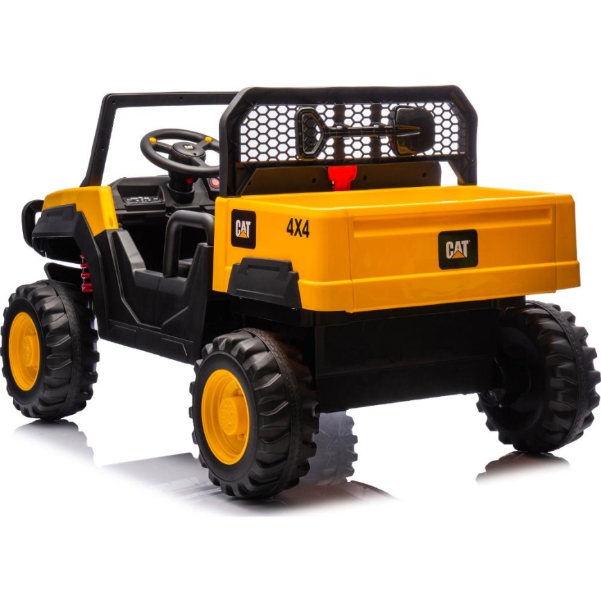 Carro elétrico CAT 60W/7500 mAh amarelo/preto + comando