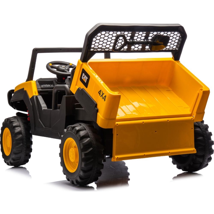 Carro elétrico CAT 60W/7500 mAh amarelo/preto + comando