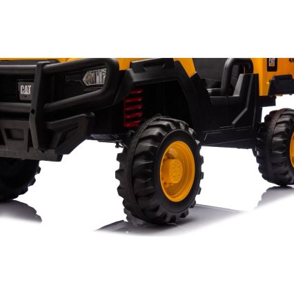 Carro elétrico CAT 60W/7500 mAh amarelo/preto + comando