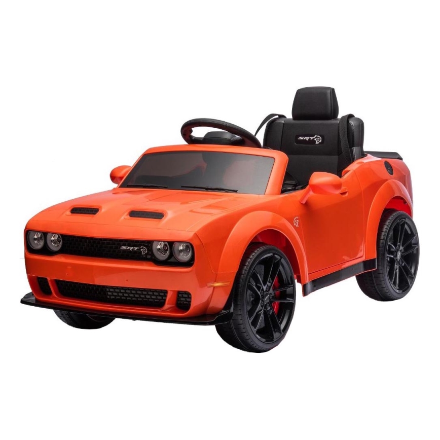 Carro elétrico Dodge Challenger 50W/4500 mAh laranja