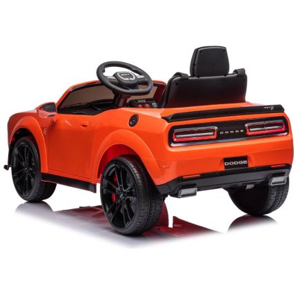 Carro elétrico Dodge Challenger 50W/4500 mAh laranja