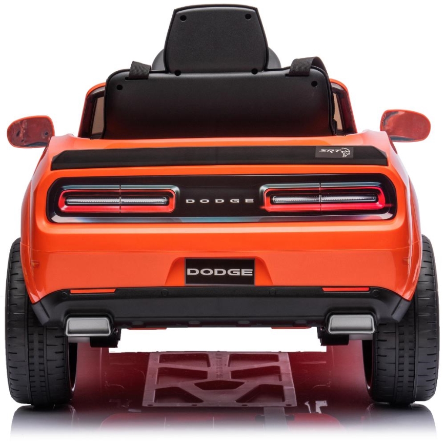 Carro elétrico Dodge Challenger 50W/4500 mAh laranja