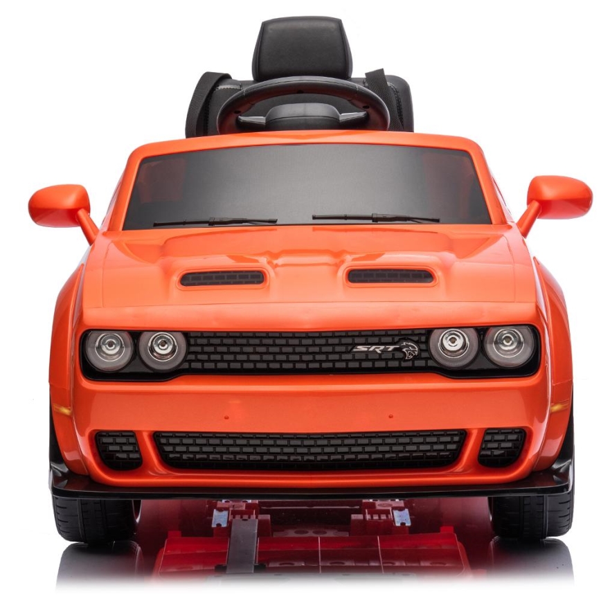 Carro elétrico Dodge Challenger 50W/4500 mAh laranja