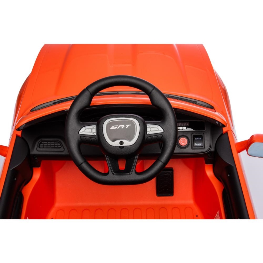 Carro elétrico Dodge Challenger 50W/4500 mAh laranja