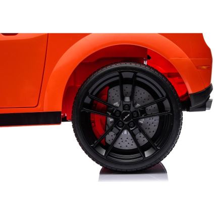 Carro elétrico Dodge Challenger 50W/4500 mAh laranja