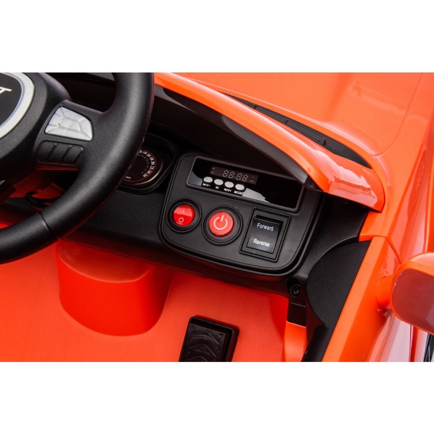 Carro elétrico Dodge Challenger 50W/4500 mAh laranja