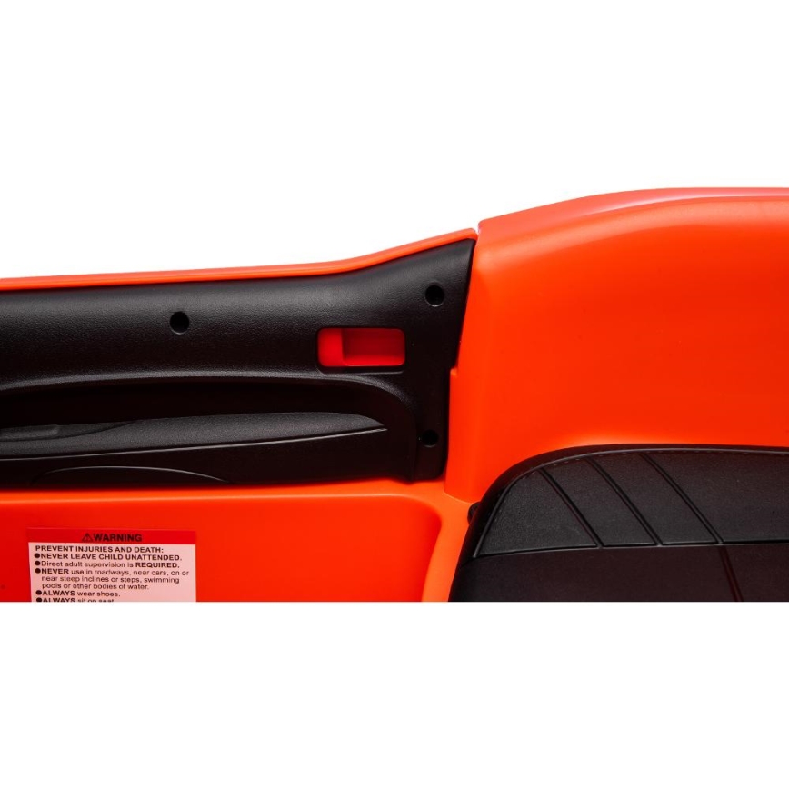 Carro elétrico Dodge Challenger 50W/4500 mAh laranja