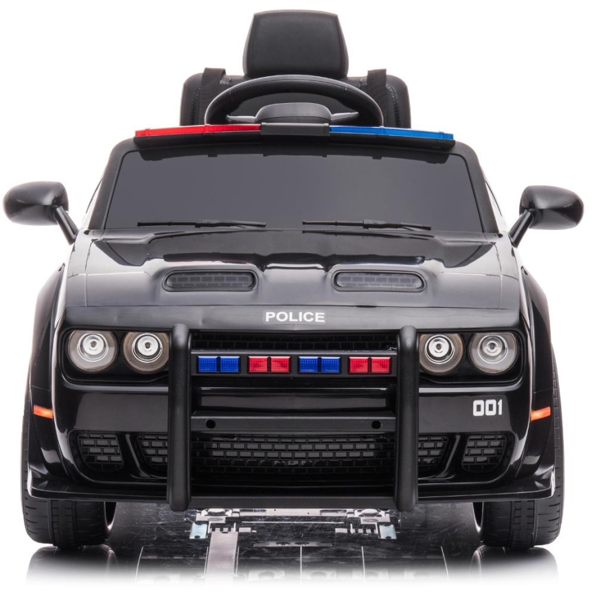 Carro elétrico Dodge Challenger Carro da polícia 50W/4500 mAh  preto/branco