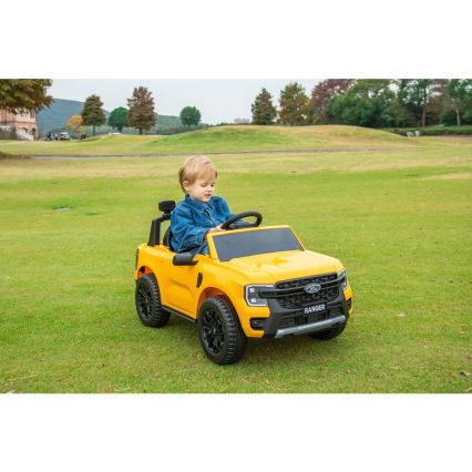 Carro elétrico Ford Ranger 60W/4500 mAh amarelo