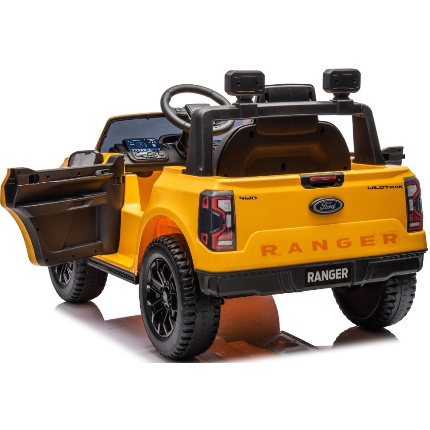 Carro elétrico Ford Ranger 60W/4500 mAh amarelo