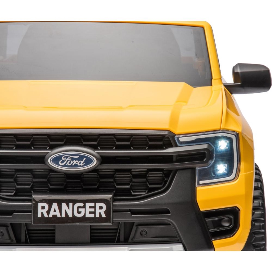 Carro elétrico Ford Ranger 60W/4500 mAh amarelo