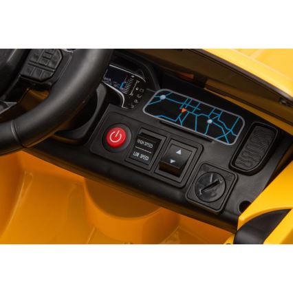 Carro elétrico Ford Ranger 60W/4500 mAh amarelo