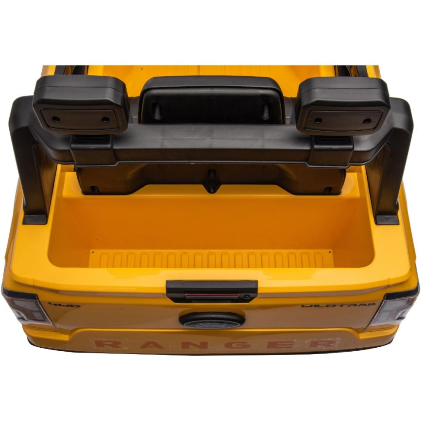 Carro elétrico Ford Ranger 60W/4500 mAh amarelo