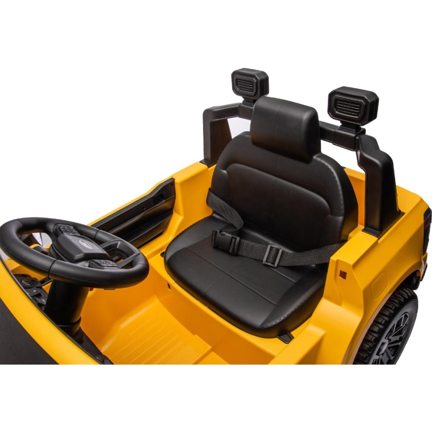 Carro elétrico Ford Ranger 60W/4500 mAh amarelo
