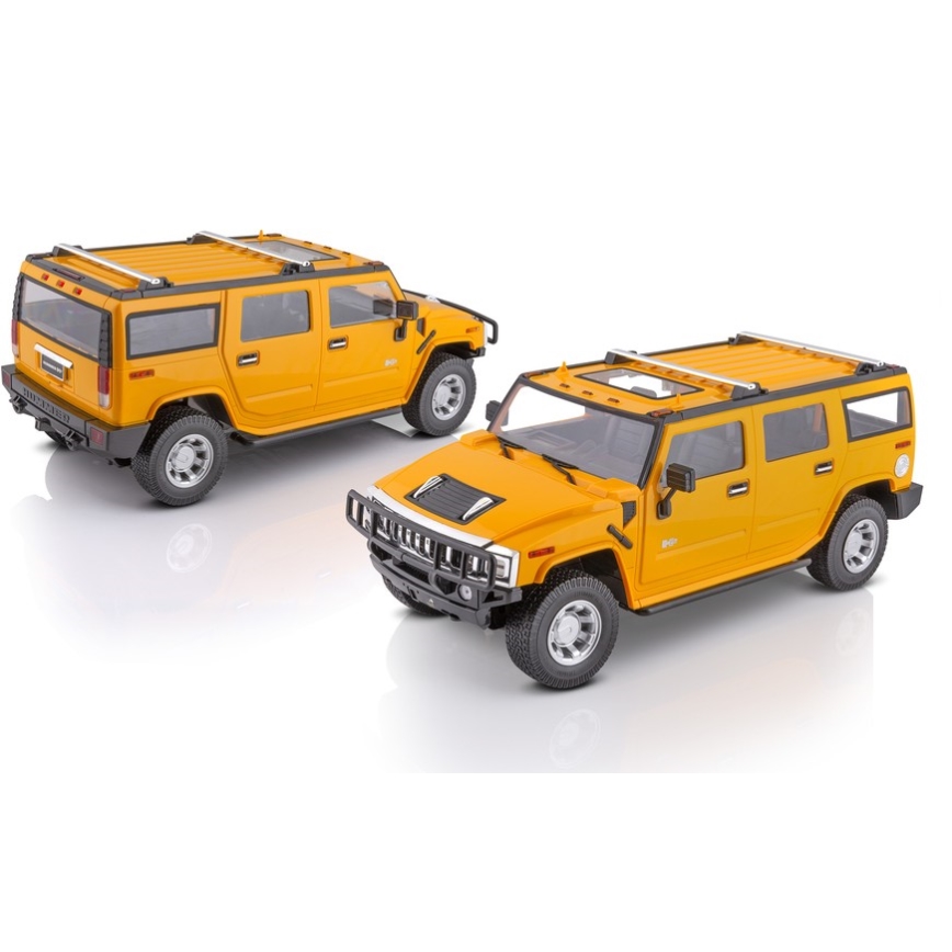 Carro telecomandado Hummer H2 amarelo