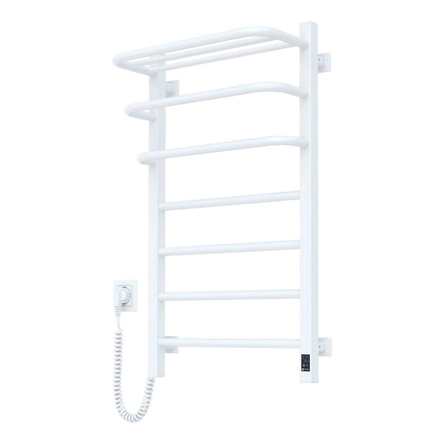 Casa de banho elétrica radiador com termóstato FORTIS 350W/230V 80,6 cm IP44 branco esquerda angular
