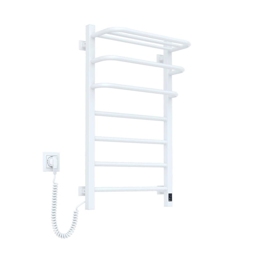 Casa de banho elétrica radiador com termóstato FORTIS 350W/230V 80,6 cm IP44 branco esquerda angular