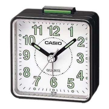 Casio - Relógio despertador 1xAA preto/branco