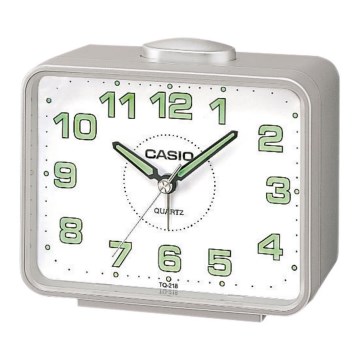 Casio - Relógio despertador 1xLR14 prateado