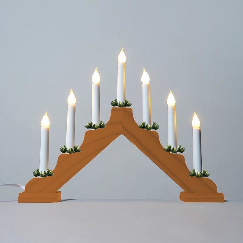 Castiçal de natal FILAMENT 7xE10/0,2W/230V