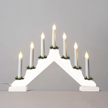 Castiçal de natal FILAMENT 7xE10/0,2W/230V