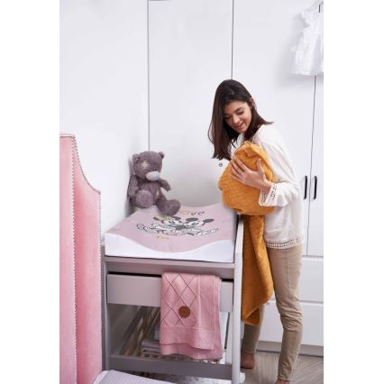 CebaBaby - Tapete de mudança bilateral COSY DISNEY 50x70 cm rosa