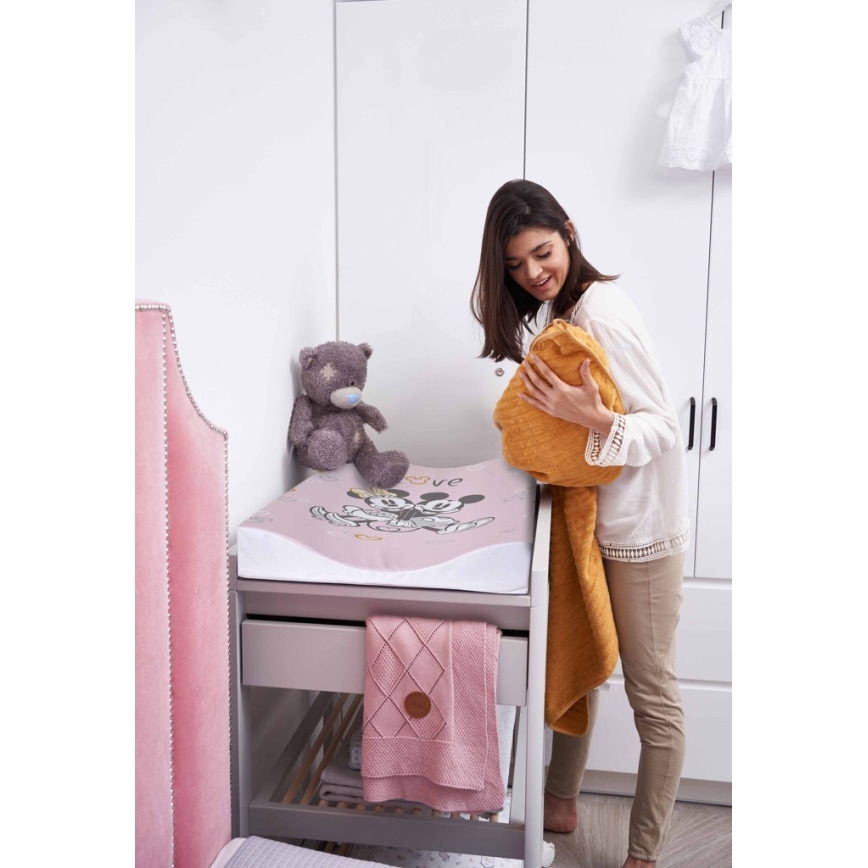 CebaBaby - Tapete de mudança bilateral COSY DISNEY 50x70 cm rosa