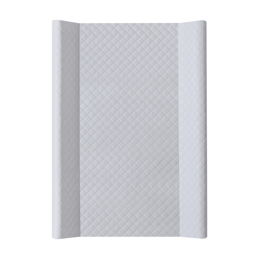 CebaBaby - Tapete de mudança com placa fixa bilateral COMFORT 50x70 cm cinzento