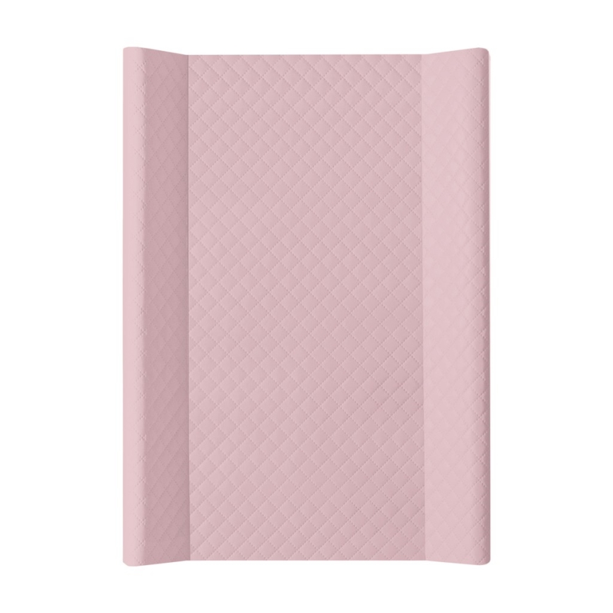 CebaBaby - Tapete de mudança com placa fixa bilateral COMFORT 50x70 cm rosa