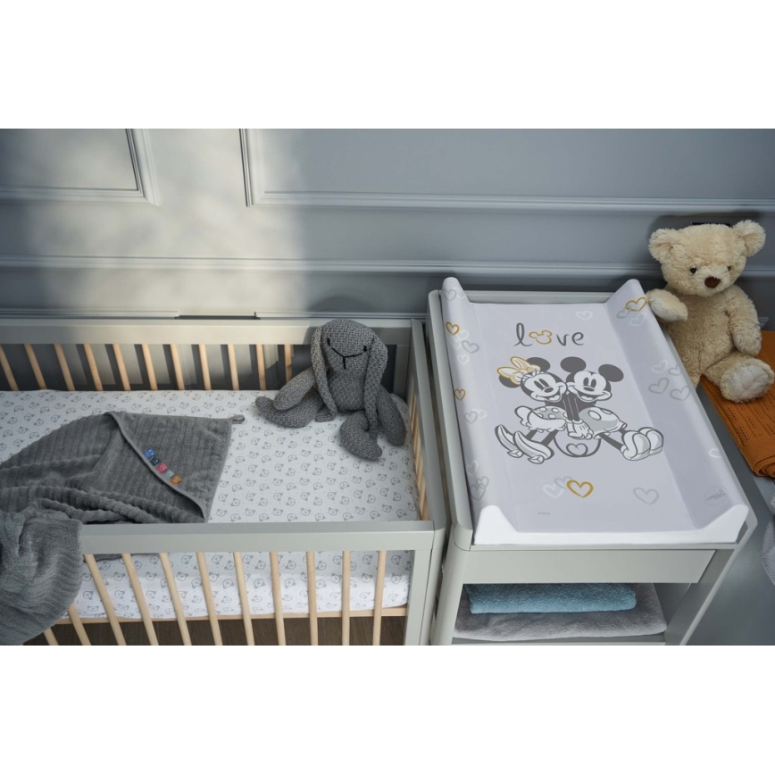CebaBaby - Tapete de mudança com placa fixa bilateral DISNEY 50x70 cm cinzento