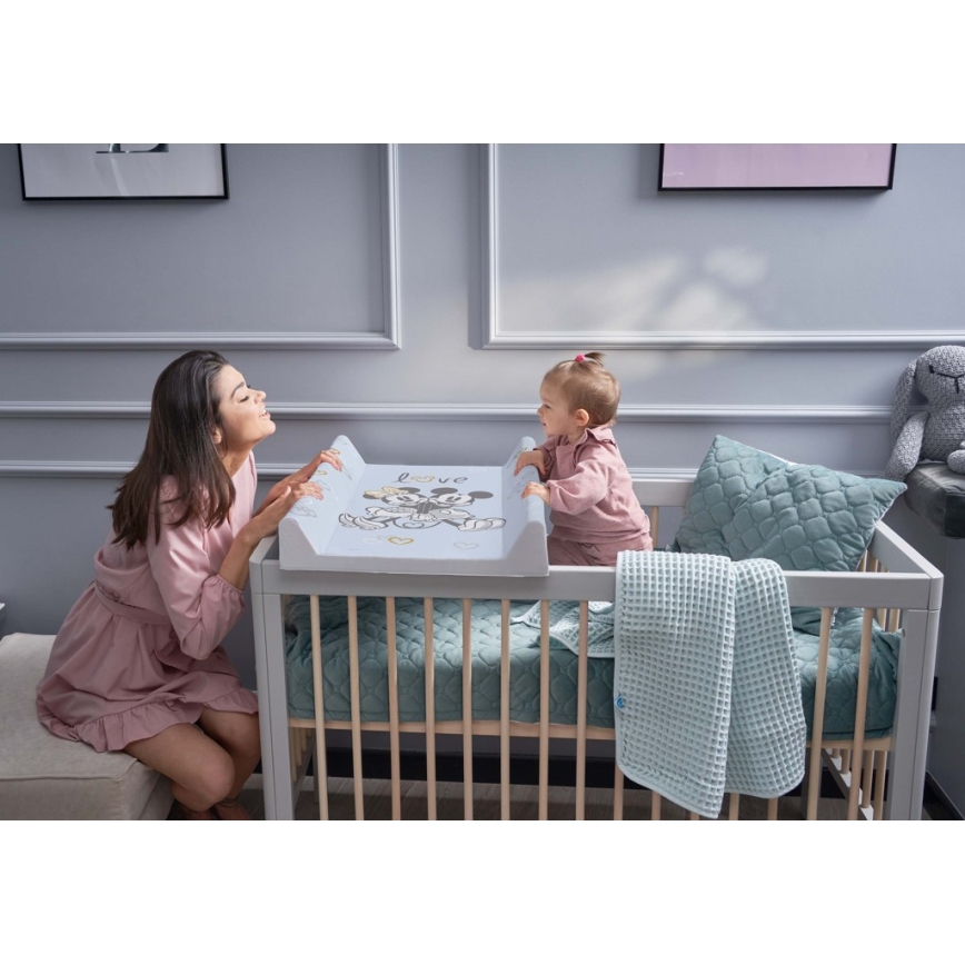 CebaBaby - Tapete de mudança com placa fixa DISNEY bilateral 50x70 cm azul