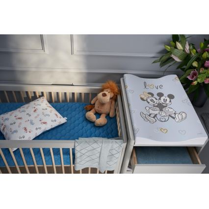 CebaBaby - Tapete de mudança de CUSTO bilateral DISNEY 50x70 cm azul
